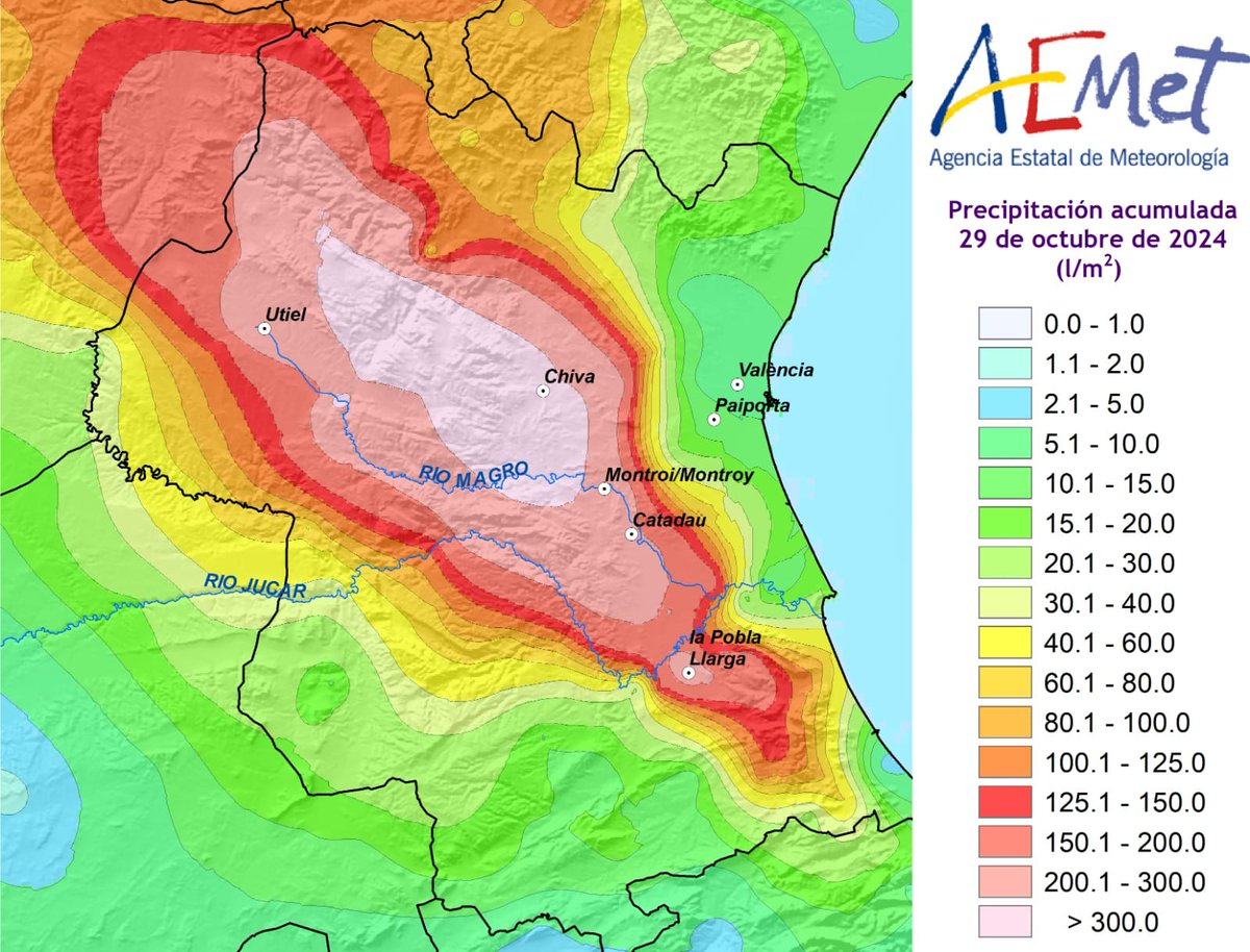UtielMeteo's tweet photo. @GeoChapuzas @GeoChapuzas . No te quito una coma de lo que has dicho, aunque es cierto que con esta precipitación, no hubiera habido río que admitiera esa precipitación. https://t.co/tXK46Ohfmm