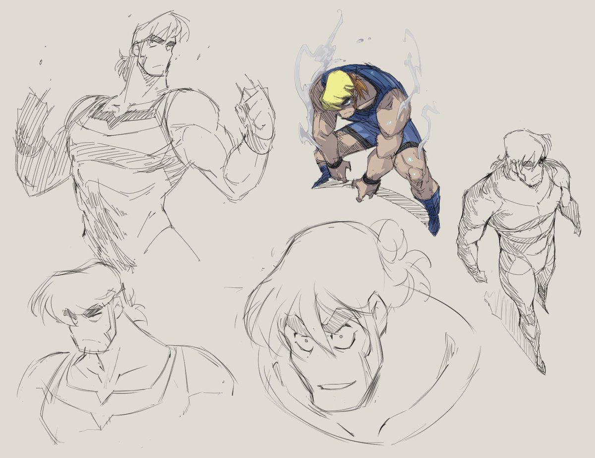 Mbrandon sketches! I started working with Titmouse on
#InfiniteFightGirl episode 4, and drawing/animating parts of the Mbrandon/Andy fight made me a pretty big fan 😎 It's currently streaming on HBOmax and new episodes air Saturdays on Toonami, do me a solid and check it out!
