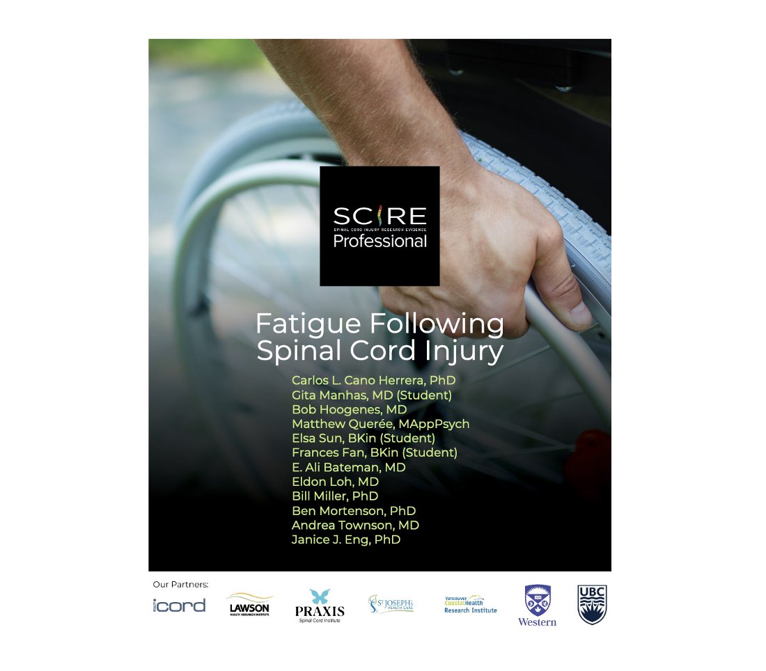 Carlos L. Cano Herrera (@carlos_leo_cano) on Twitter photo Very proud to contribute, as the first author, to the incorporation of a new SCIRE Evidence Module: #Fatigue_following_SCI; always grateful to the <a href="/SCIREProject/">SCIRE Professional</a> team for the support.
📚 Check this out in lnkd.in/ggRT4ZTe Very proud to contribute, as the first author, to the incorporation of a new SCIRE Evidence Module: #Fatigue_following_SCI; always grateful to the <a href="/SCIREProject/">SCIRE Professional</a> team for the support.
📚 Check this out in lnkd.in/ggRT4ZTe