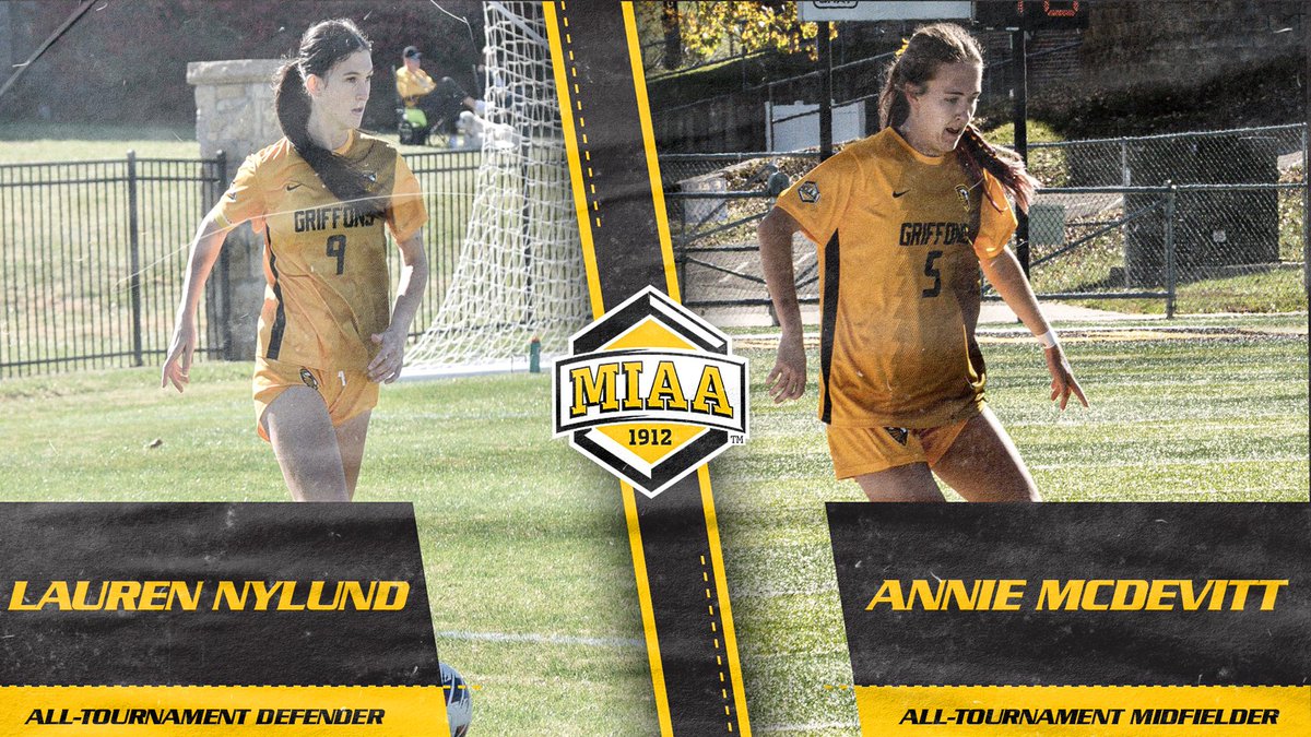 ⚽️ NEWS: All-Tournament Griffs 👏

Senior Lauren Nylund and junior Annie McDevitt represent <a href="/GriffonSoccer/">Griffon Soccer</a> on the MIAA All-Tournament Team. 

📰- bit.ly/4eABKxU

#BlackisGold | #TogetherWeFly