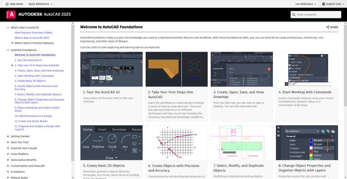 New to <a href="/AutoCAD/">Autodesk AutoCAD</a>? Know someone that doesn't use AutoCAD daily, but needs to learn it to accomplish some tasks at work? AutoCAD Foundations might be the answer. This content helps you build AutoCAD skills and learn workflows through practical exercises. help.autodesk.com/view/ACD/2025/…