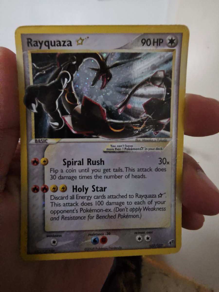 IveNever69d's tweet photo. @LeonhartYT @Pokemon Had since i was a kid. Too bad its not mint 😭 https://t.co/iUf0VhA3U1
