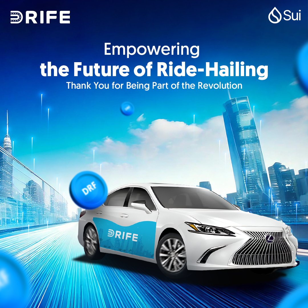 Missenobs67620's tweet image. 🚀Redefining ridesharing with $DRF! 🚗💨

A transparent, driver-first ecosystem with innovative rewards &amp;amp; reduced fees.

@Drife_official  empowering drivers, enhancing connections.

 #DriverFirst  #Innovation #SuiNetwork