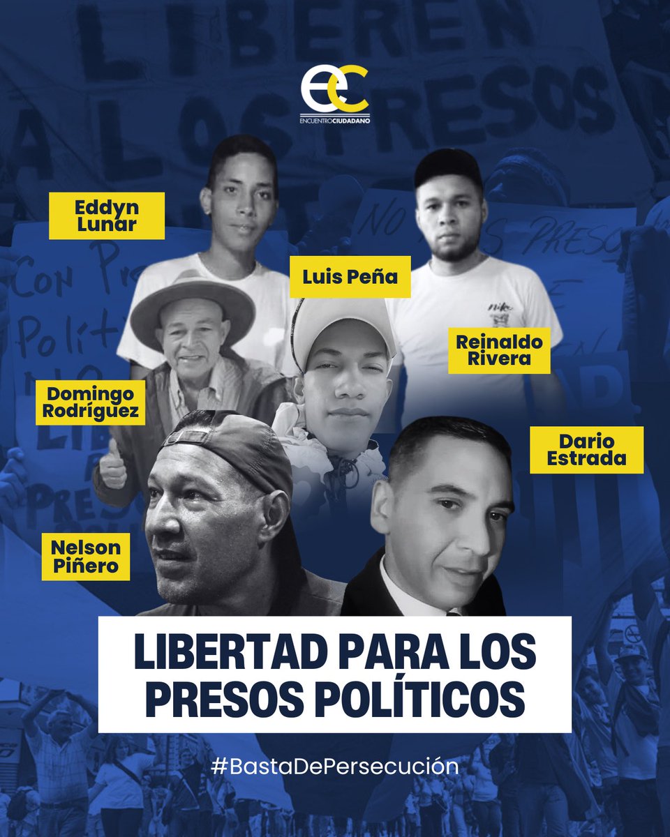 ¡Libertad para los presos políticos y cese a la persecución!

Es inaceptable que las personas sean encarceladas por sus ideas y su lucha por la libertad y la democracia.

Nos unimos en una sola voz para exigir la liberación inmediata de todos los presos políticos; el fin de la