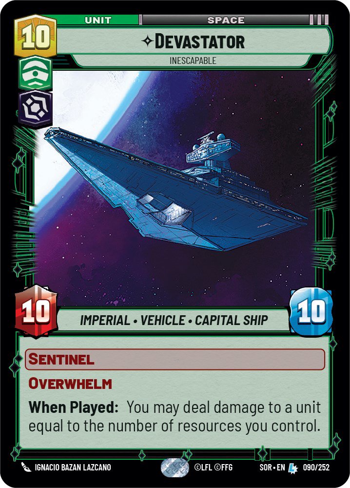 RollOnSWD's tweet photo. How fun! 

1) A card you love to play 
2) A card you love to hate 
3) A card people associate with you 
4) A card art you love  

#SWU #StarWarsUnlimited https://t.co/ZKWguSKJdb