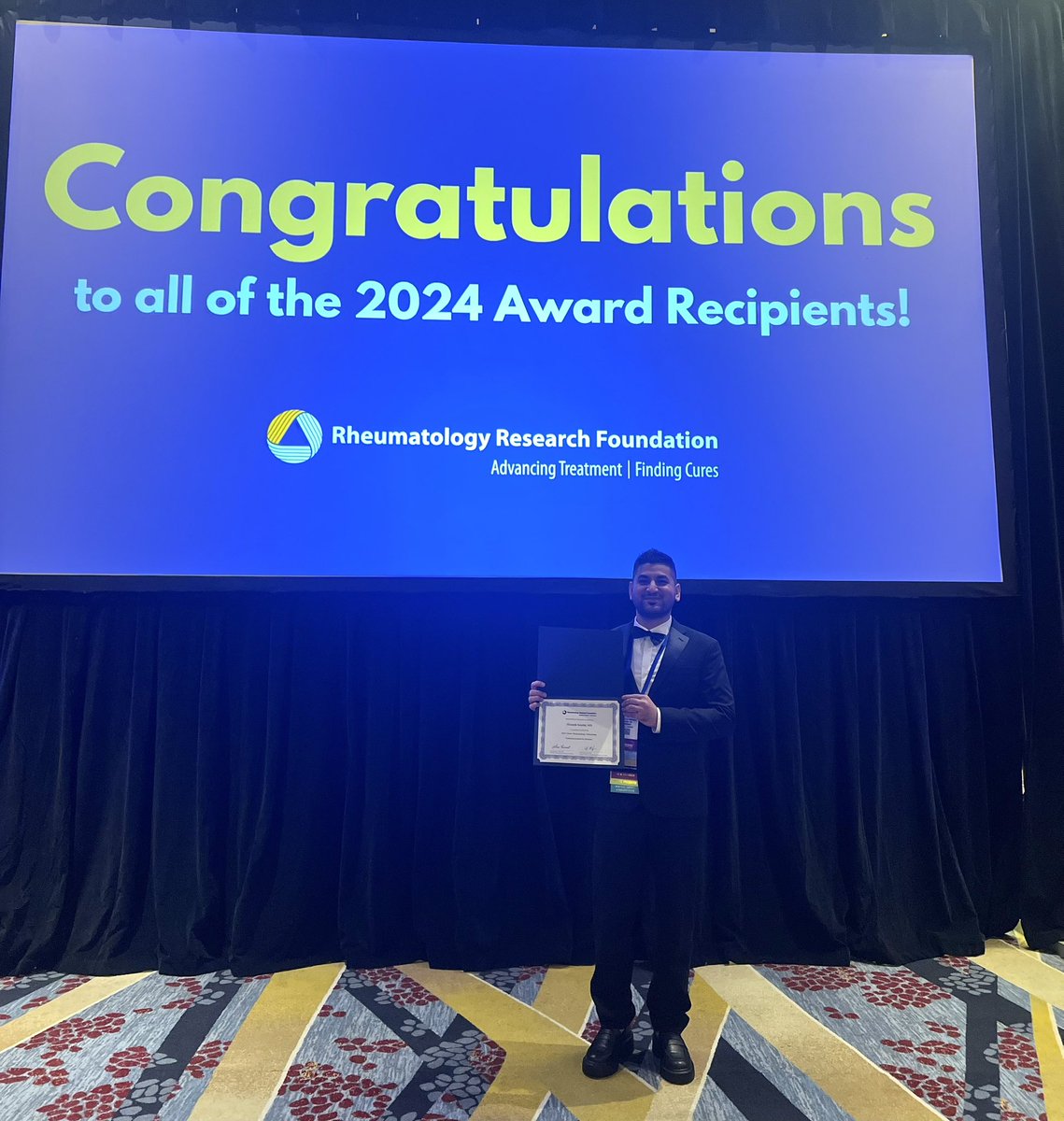 ManushSondhi's tweet photo. I am deeply grateful to the ACR for awarding me a scholarship for the second consecutive year. @ACRheumDC @RheumResearch #ACR24 #ACRambassador https://t.co/MetctIKizN