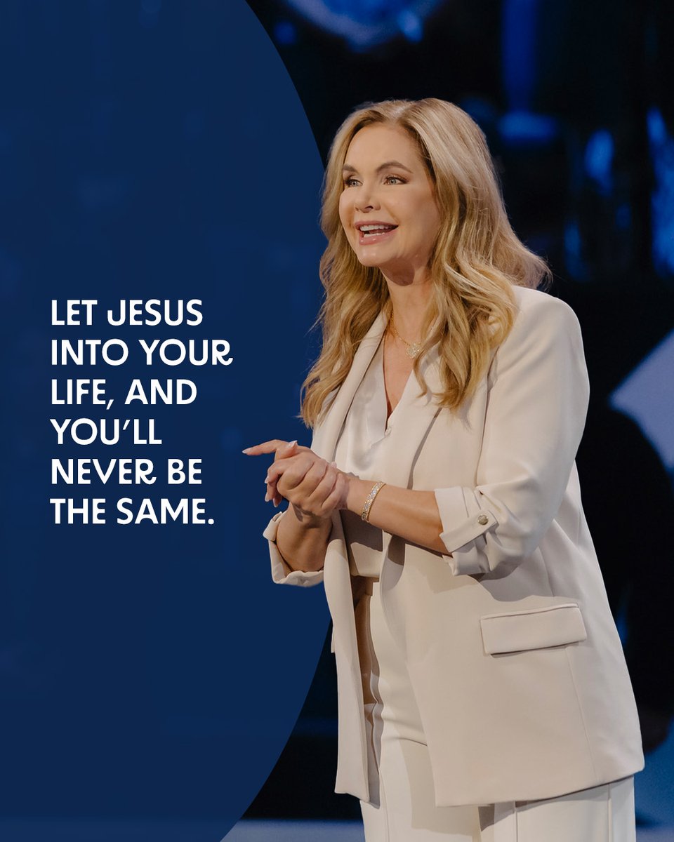 VictoriaOsteen's tweet image. Let Jesus into your life, and you’ll never be the same.