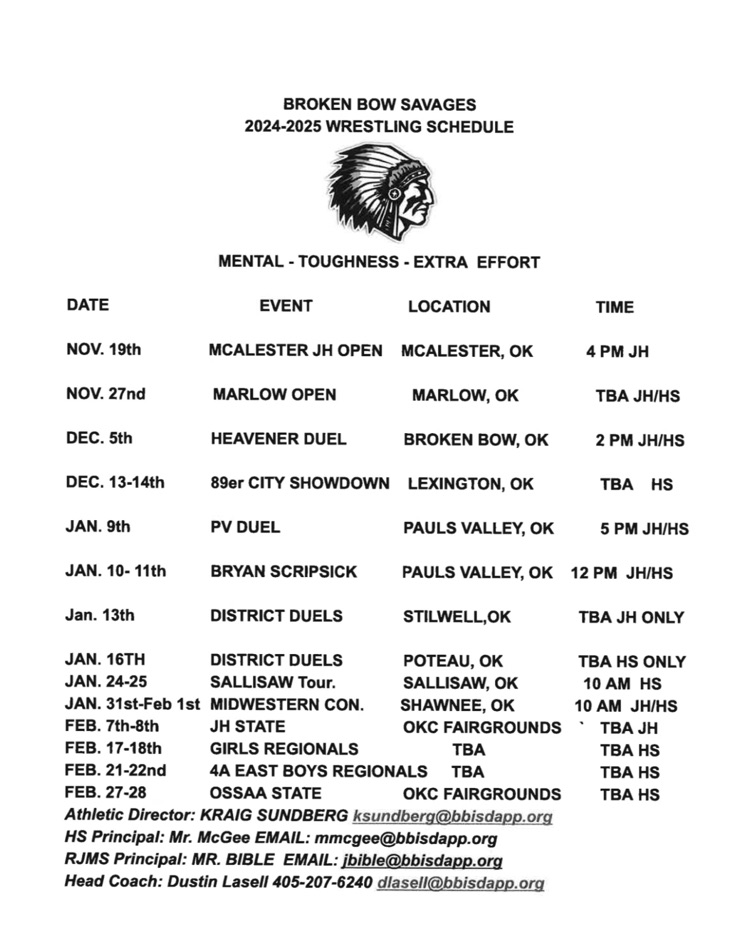 Broken Bow School tweet media