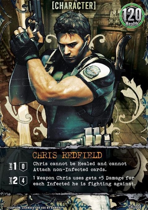 JillJVF96's tweet photo. 🇮🇹Nei Mercenari di #REVillage,#ChrisRedfield non può essere curato a causa del bilanciamento del gameplay ma non è la prima volta che accade:in #REDeckBuildingGame la sua carta è l'unica predefinita che non può usare le cure perché ha i PV al massimo (120)
#ResidentEvil #REBHFun https://t.co/trX65KCFjy