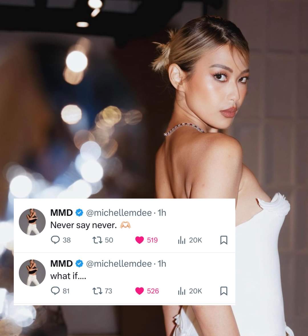 itsmenazareth09's tweet photo. MICHELLE DEE JOINING MISS GRAND PHILIPPINES 2025M
Michelle Marquez DEE MISS GRAND FILIPINAS !!!! LETS GO !!
#DeeOneAndOnly
#MGI2025
#TheGrandOneandOnly https://t.co/OsR44fLjaE
