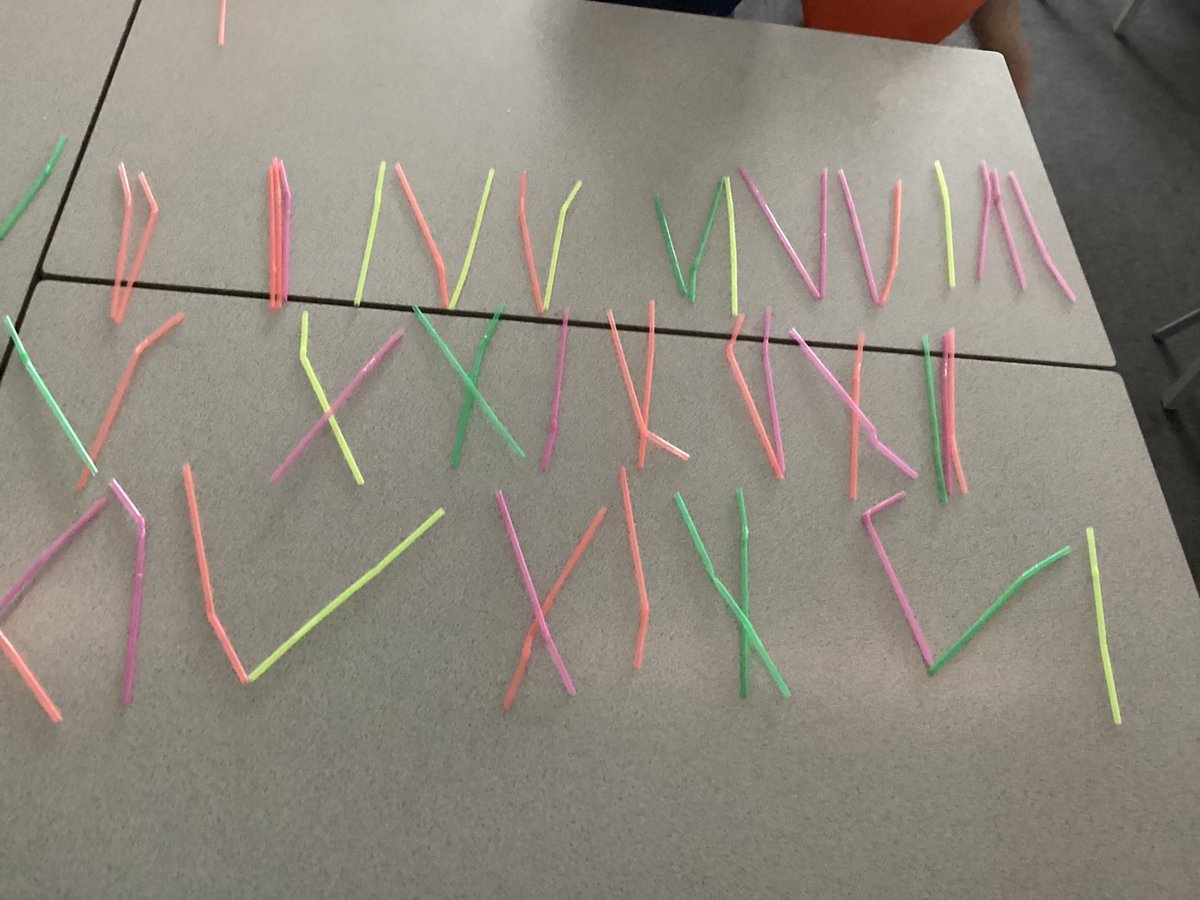 DeePointAriel's tweet photo. The children had some independent tasks during swimming week to create Roman numerals. The children worked collaboratively as a team and I must say I am very impressed with their outstanding efforts. https://t.co/4p2btWLM8u