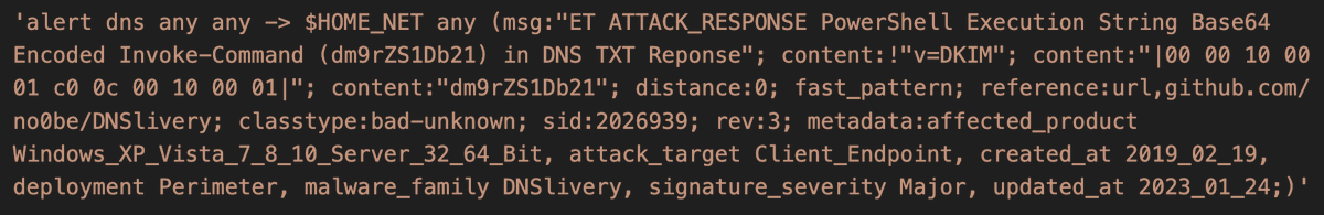 ET_Labs's tweet photo. Started turning Suricata signatures into MIDI sequences for the sole reason of annoying my team members, I'll let you have a peek.

You are about to *listen* to this DNS signature.

Yours truly,
@ozuriexv

https://t.co/ajuTj4X5zS https://t.co/9kNb7ZCC6v