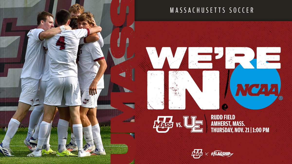 𝑻𝑰𝑪𝑲𝑬𝑻 𝑷𝑼𝑵𝑪𝑯𝑬𝑫‼️ 🎟️

The Minutemen clinch their first NCAA Tournament Berth since 2020 as they host Evansville for a first round clash at #FortRudd⚔️

📝bit.ly/3AIAVFj | #Flagship🚩