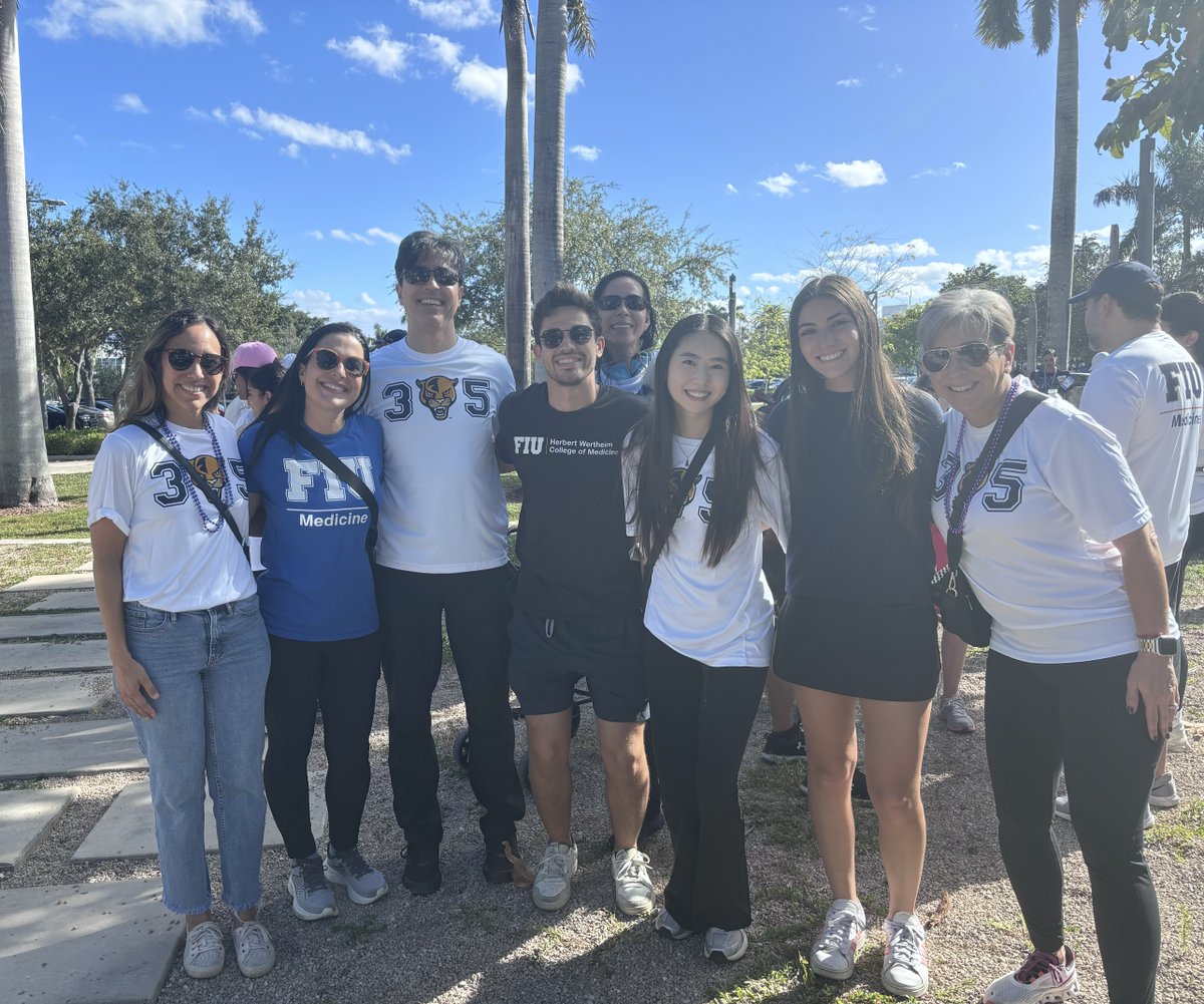 FIUMedicine's tweet image. Our students, faculty, and staff walkers raised over $3K for the Out of the Darkness community walk, organized by @afspnational! A shout-out to the FIU Med team for their commitment to supporting this important cause! 👏
#FIUMed