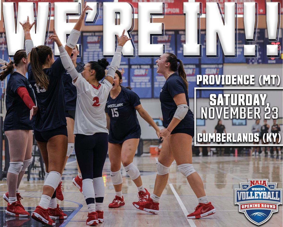 UC Volleyball earns at-large berth to the 2024 NAIA Tournament; Opens against Providence  #OneBigTeam

Story: tinyurl.com/2dr8k2py