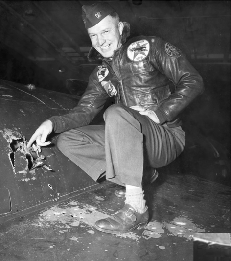 #OTD 1952, F9F-5 Panther pilot LT Royce Williams shot down 4 Soviet MiG-15s after he and his wingman were attacked near the coast of North Korea. To avoid escalating the Korean War, the incident was kept secret. There is now a campaign to have Williams awarded the Medal of Honor.