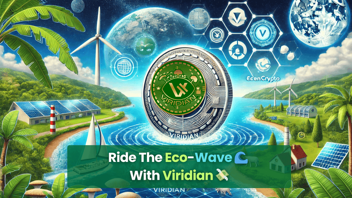 ViridianCoin's tweet photo. 🌊 Saving the ocean with your crypto? 

Yeah, Viridian’s got that covered. 🌊💸 

Ride the eco-wave with us. 

#CleanCrypto #GreenFlex #MemeWithAMission https://t.co/2HnyZ0kJm8
