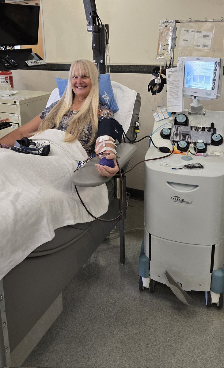 Starting off my week donating platelets and plasma. The time I spend here enjoying naturists' podcasts helps those in need so it is a win-win situation. #givebloodgivelife
