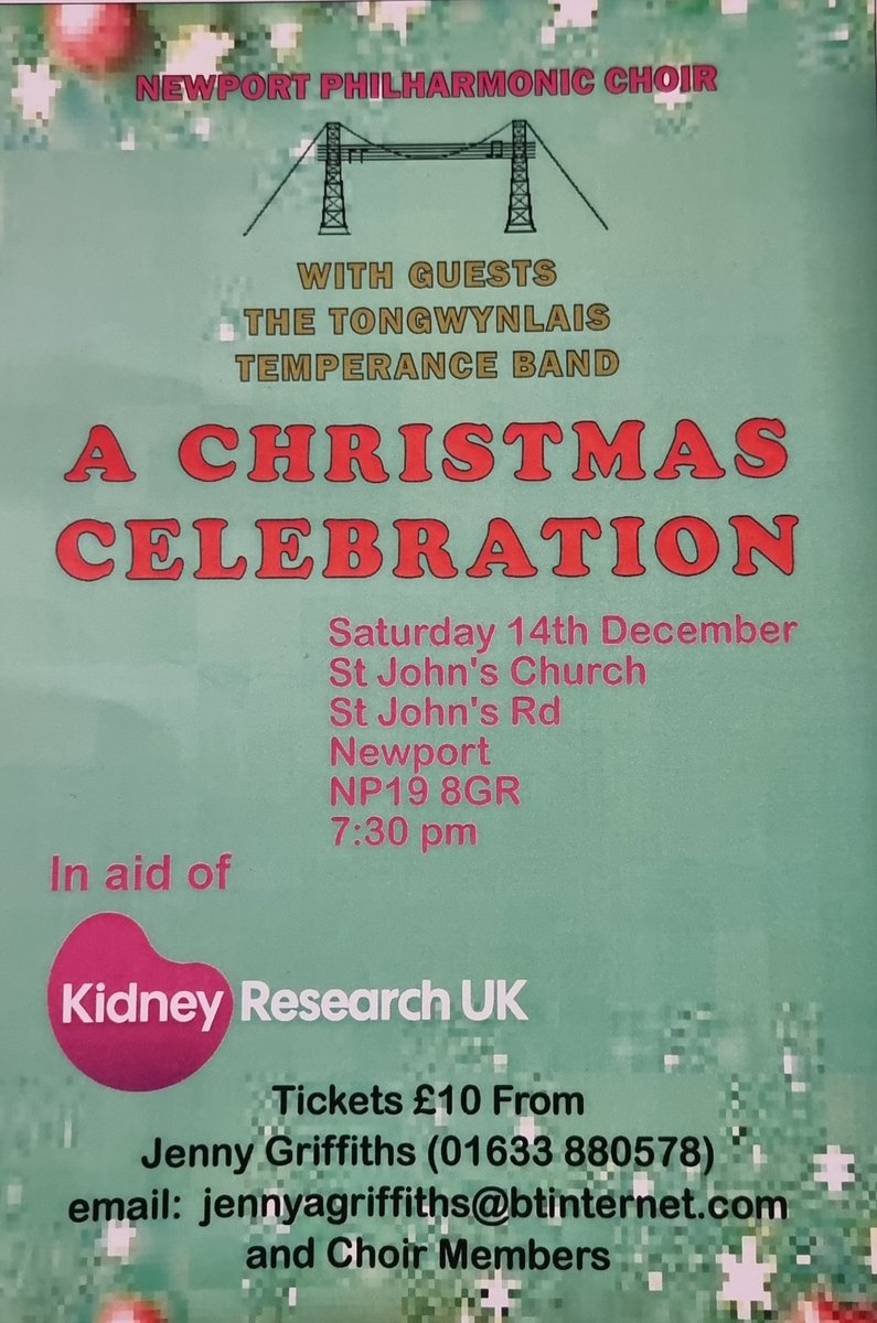newport_choir's tweet photo. Come and enjoy a fantastic evening of Christmas music and support a fantastic charity! 🎄🎼❤️ @NewportPositive  @OnInNewport https://t.co/DeRUAoAj5l