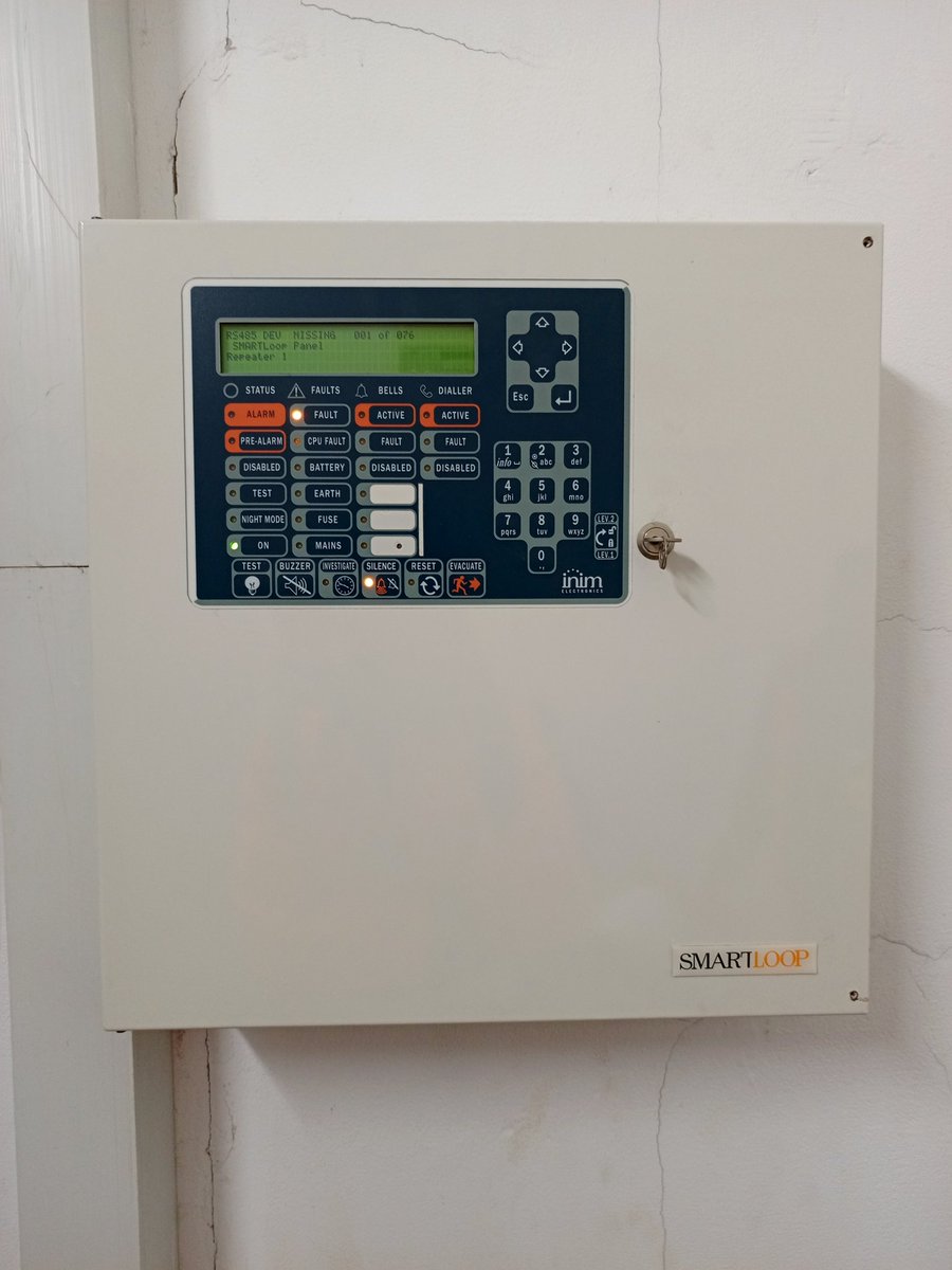 skfiresolutions's tweet image. Inim Addressable Smart Loop Fire Alarm Control Panel 
#SKFireSolutions #safetyfirst #installation