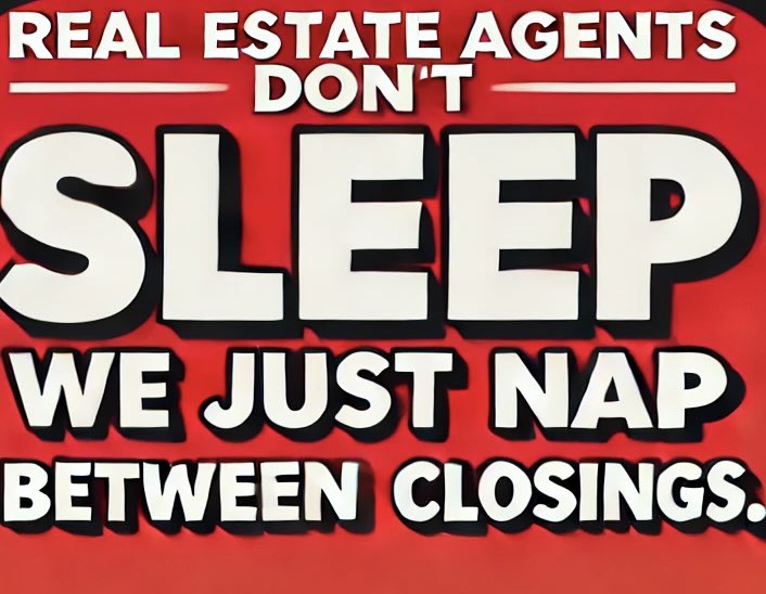 Realtoronduty's tweet photo. Being a real estate agent means long hours, early mornings, and late nights. Each closing is a story of trust, hope, and success—and that’s why we do what we do. https://t.co/B6LJtnkQJo