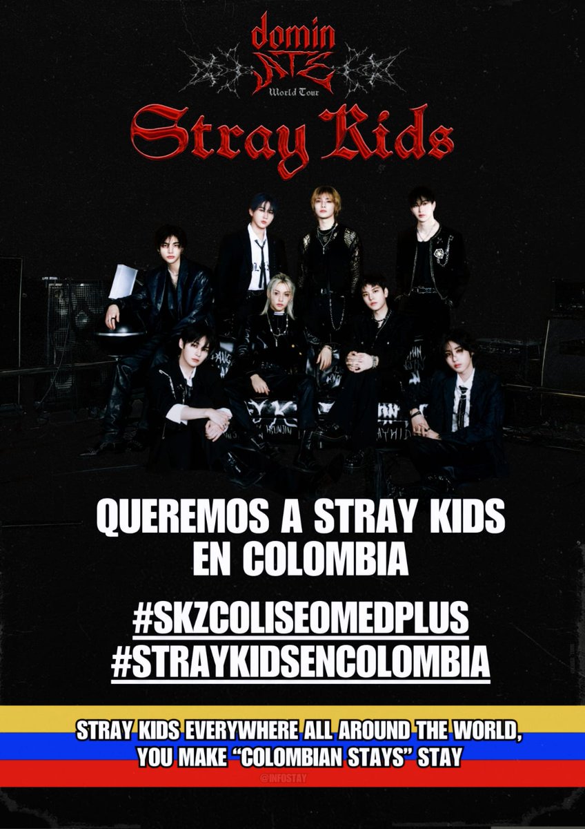 _realcaro's tweet photo. Pongan esta imagen en todas sus redes usando los # y mencionando las promotoras, seamos más visibles

#SKZColiseoMedplus #StrayKidsEnColombia

@OcesaColombia @paramo_presenta @LiveNation @LiveNationKpop @jypnation https://t.co/SCaazHFgg6
