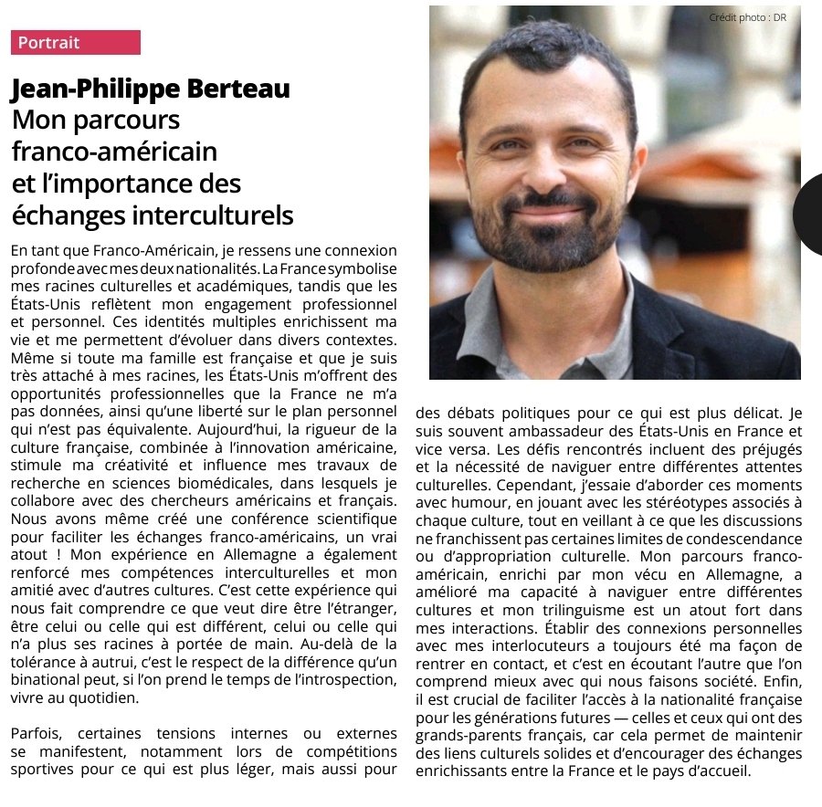 jph_berteau's tweet photo. 🎉 Le N°213 de Français du Monde est en ligne !
📖 "Nationalité(s) et identités plurielles : Vivre entre cultures". Découvrez aussi le Baromètre Français du Monde, une enquête sur 23 000 expatrié(e)s 🌍
(Et petit clin d'œil : j'y ai un portrait ! 😉)
https://t.co/Ag9Kebo4tn https://t.co/wQ9l4AhBp4