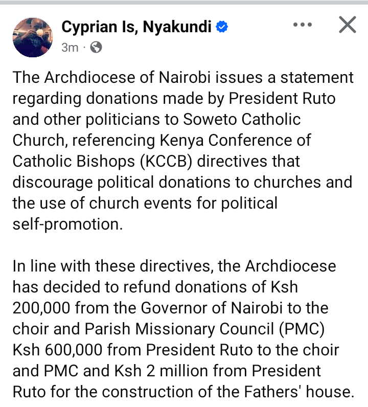 geoogwang6's tweet photo. THANK YOU SOWETO CHURCH FOR RETURNING ๐ฐ
Now you have started to REDEEM YOUR SELF
#Minguna Minguna
#Misheveve
#IEBC
#Ndindi nyoro
#Gen Z
#World War 3
#Moscow
#Morara
#Kasmuel
#Ole sepit
#Matiangi
#OccupyParliament
#Babu Owino
#Karen nyamu
#Moi University https://t.co/gPgM9kRUUm
