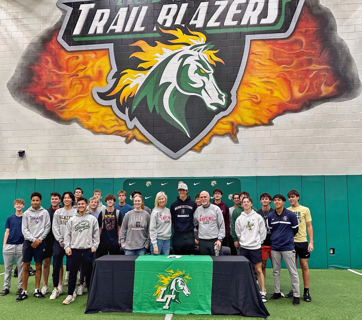 We are incredibly proud of our athletes who committed on National Signing Day on November 13! Here is another one of our outstanding Trail Blazers heading out to a brand new adventure! #GiddyUpLT