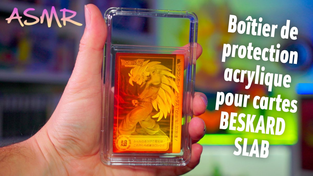 Petite vidéo ASMR 1 minute !
J'ai enfin testé les boîtiers acryliques Beskard Slab de <a href="/Cardslabel/">Cardslabel</a> !
Je vous fait profiter de cela dans une vidéo très courte !
➡️youtu.be/Bx1K2GsfjHo⬅️