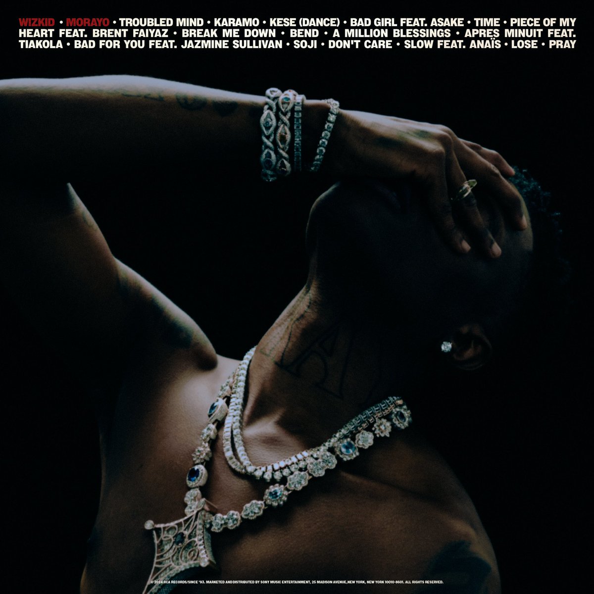 Wizkid Tracklist 
No Davido 
No Buju 
No Omah Lay 
#Morayo #wizkid