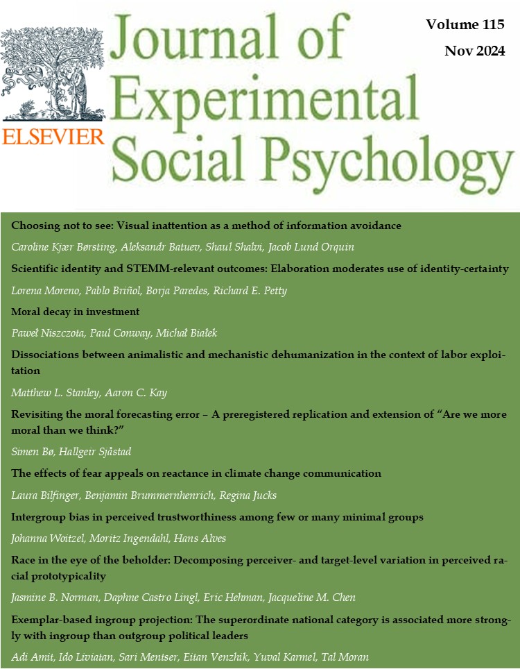 Journal of Experimental Social Psychology (@jexpsocpsych) on Twitter photo My early holiday season gift 🎁 to you all is the announcement of our November issue full of science!! There is no time like the "present" to add to your reading lists! 📑 <a href="/SPSPnews/">Society for Personality and Social Psychology</a> <a href="/SPSSI/">SPSSI</a> <a href="/easpinfo/">EASP</a> <a href="/APA/">American Psychological Association</a> <a href="/PsychScience/">Association for Psychological Science</a> My early holiday season gift 🎁 to you all is the announcement of our November issue full of science!! There is no time like the "present" to add to your reading lists! 📑 <a href="/SPSPnews/">Society for Personality and Social Psychology</a> <a href="/SPSSI/">SPSSI</a> <a href="/easpinfo/">EASP</a> <a href="/APA/">American Psychological Association</a> <a href="/PsychScience/">Association for Psychological Science</a>