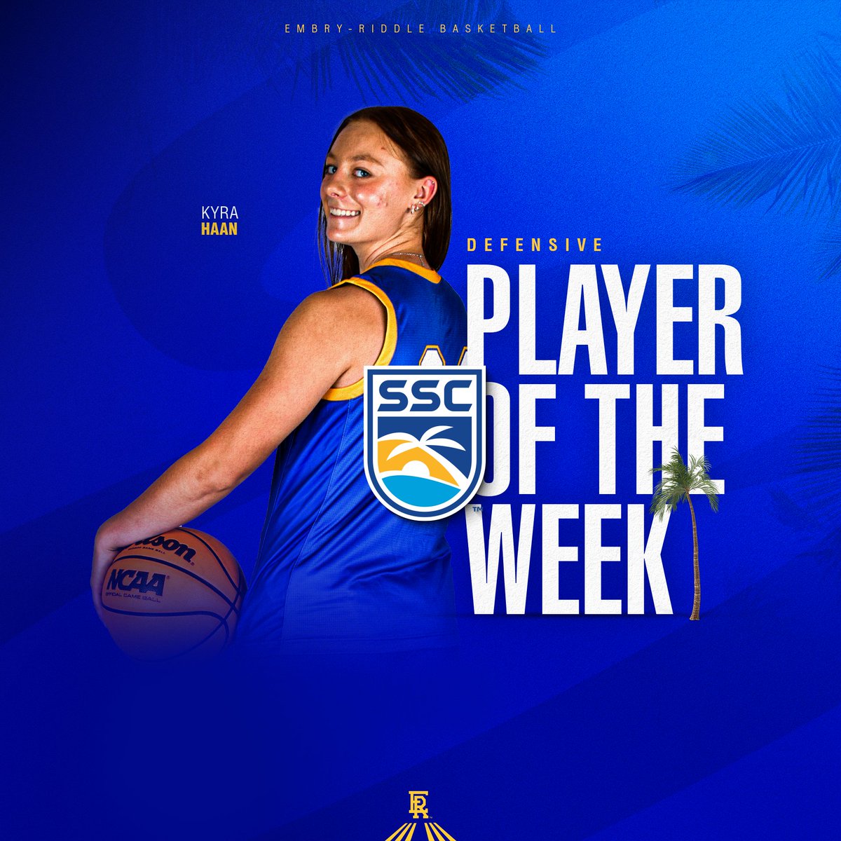 Congratulations to Kyra Haan on being named the <a href="/D2SSC/">Sunshine State Conference</a> Defensive Player of the Week!!