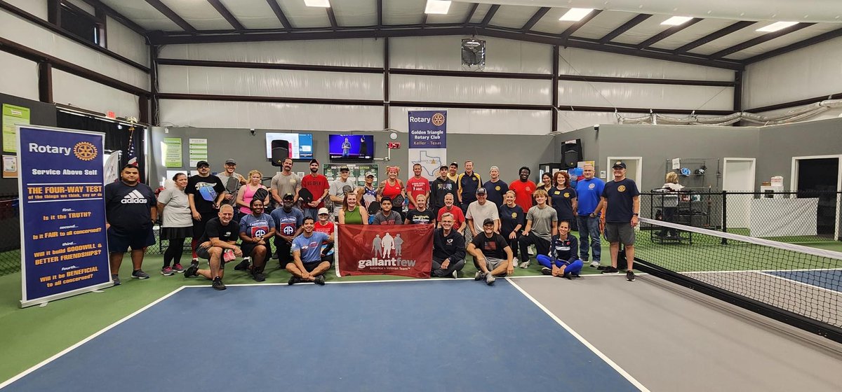 VLKArchitects's tweet image. On Saturday, VLK proudly sponsored the Golden Triangle Rotary Club’s First Annual Pickleball Tournament, benefiting @GallantFew and their work supporting America’s veterans. #VLKArchitects #GallantFew