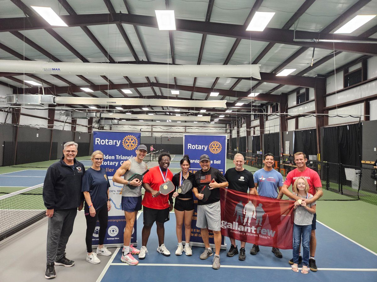 VLKArchitects's tweet image. On Saturday, VLK proudly sponsored the Golden Triangle Rotary Club’s First Annual Pickleball Tournament, benefiting @GallantFew and their work supporting America’s veterans. #VLKArchitects #GallantFew