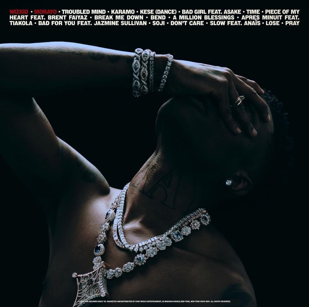wavylinkmusic's tweet photo. Wizkid has unveiled the tracklist to his highly anticipated album, "Morayo," and Fans can look forward to features with Brent Faiyaz, Asake, Tiakola, Jazmine Sullivan, and Anais, promising a diverse and unforgettable musical experience.
#Wizkid #WavyUpdate #Morayo #X https://t.co/TrQMNvQniK