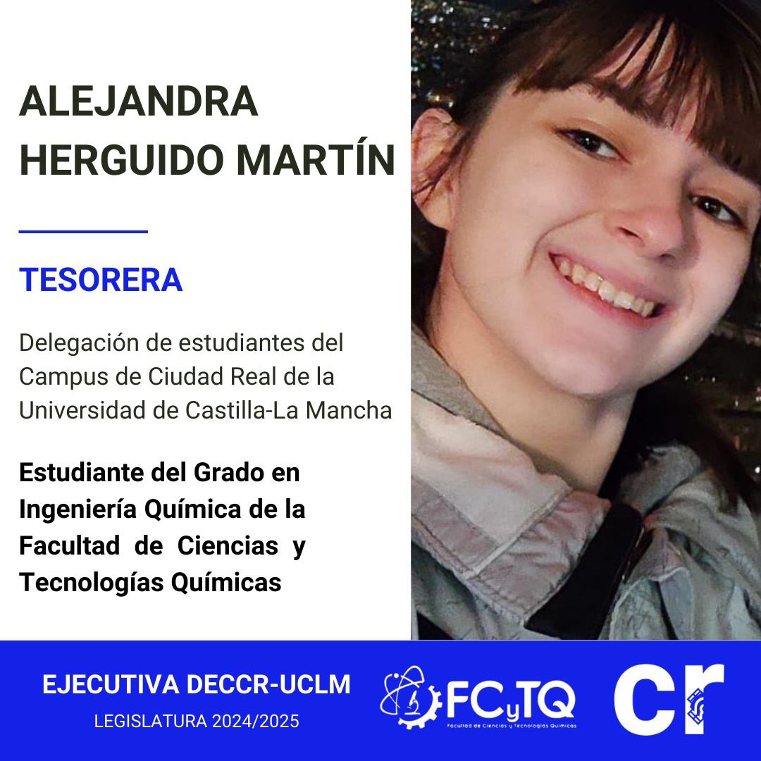 Esta mañana ha sido elegido el nuevo delegado de estudiantes del Campus de Ciudad Real para esta nueva legislatura 2024/2025. Posteriormente, ha sido ratificada la nueva Comisión Ejecutiva de la DECCR-UCLM, que se compone de los siguientes miembros:
