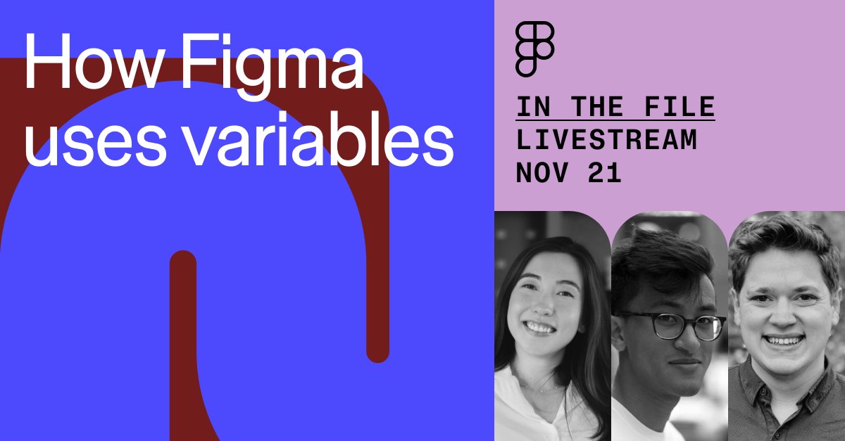 Lots of people asked about <a href="/figma/">Figma</a>'s variables/design tokens and we heard you!

This Thursday at 9am PT, I'll be hosting a livestream where Josh Ferrell and <a href="/ryhanhassan/">Ryhan</a> will be sharing the story of how Figma evolved from our first set of design tokens to a full system, using