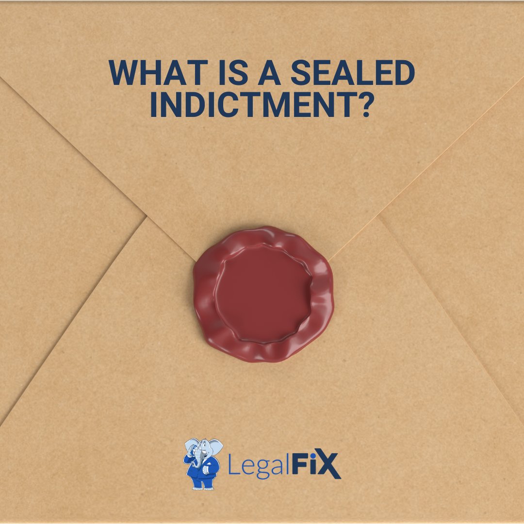 LegalFixPlan's tweet image. A sealed indictment is a formal accusation kept confidential until the defendant’s arrest, ensuring investigative integrity and safety. Learn more about its purpose 👉 legalfix.com/articles/what-…

#LegalFix #A2J #StayInformed