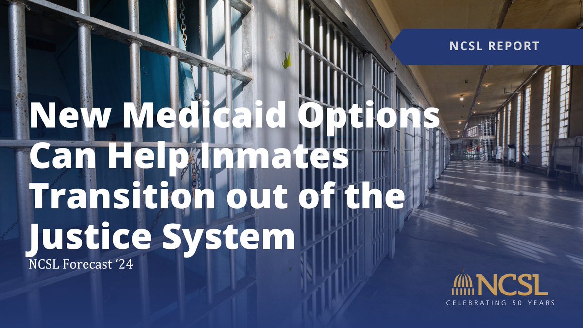 NCSLorg's tweet photo. Lawmakers in 2025 will also continue efforts to improve prison oversight and conditions, reduce barriers to reentry, and address the behavioral health crisis.

Here’s a look at what might be in store for 2025: https://t.co/FOLIX4ORUU #NCSLForecast https://t.co/447o4oLduY