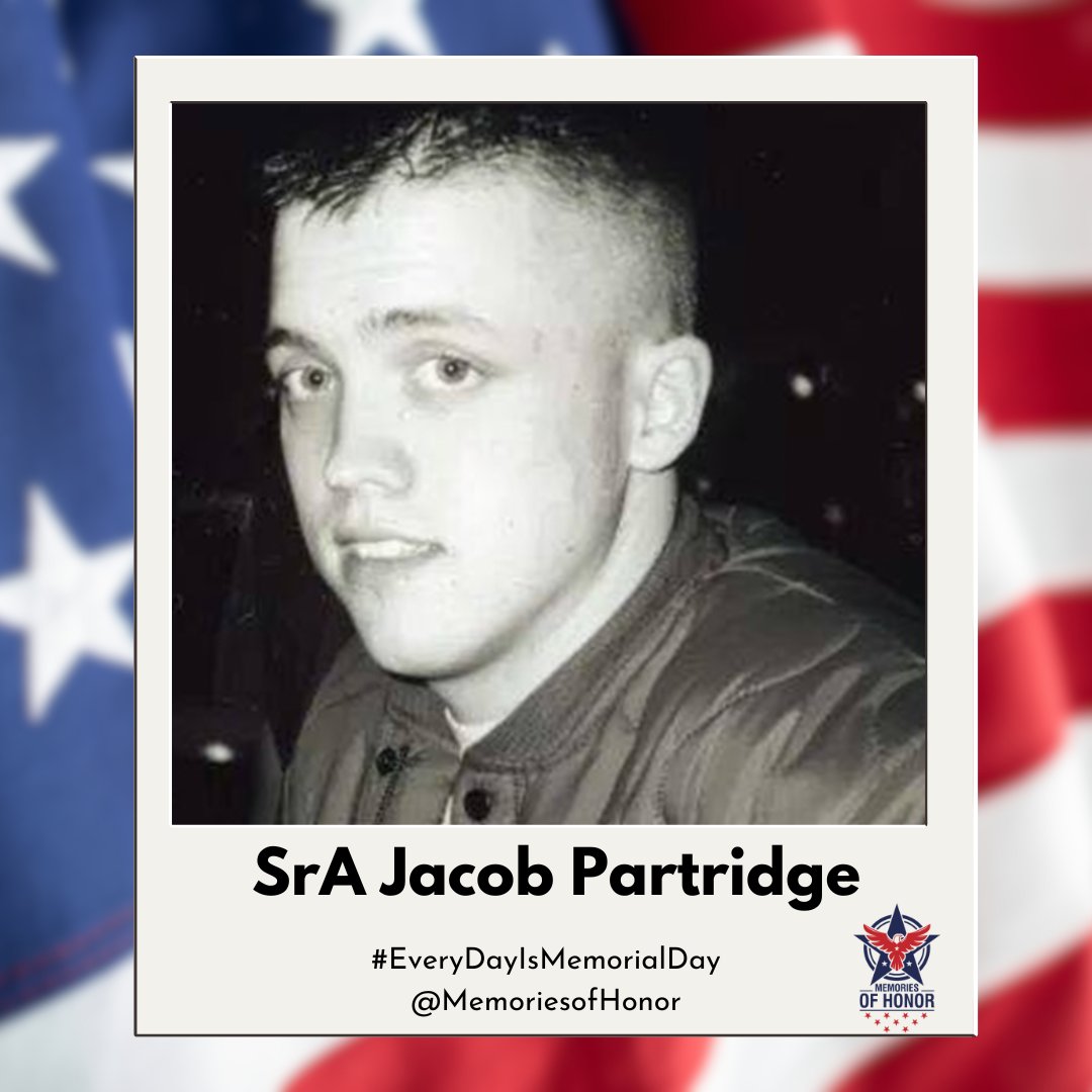 Today, we honor the service, sacrifice, and life of SrA Jacob Partridge. Gone but never forgotten. 

#EveryDayIsMemorialDay
#MemoriesofHonor 
#WeRemember