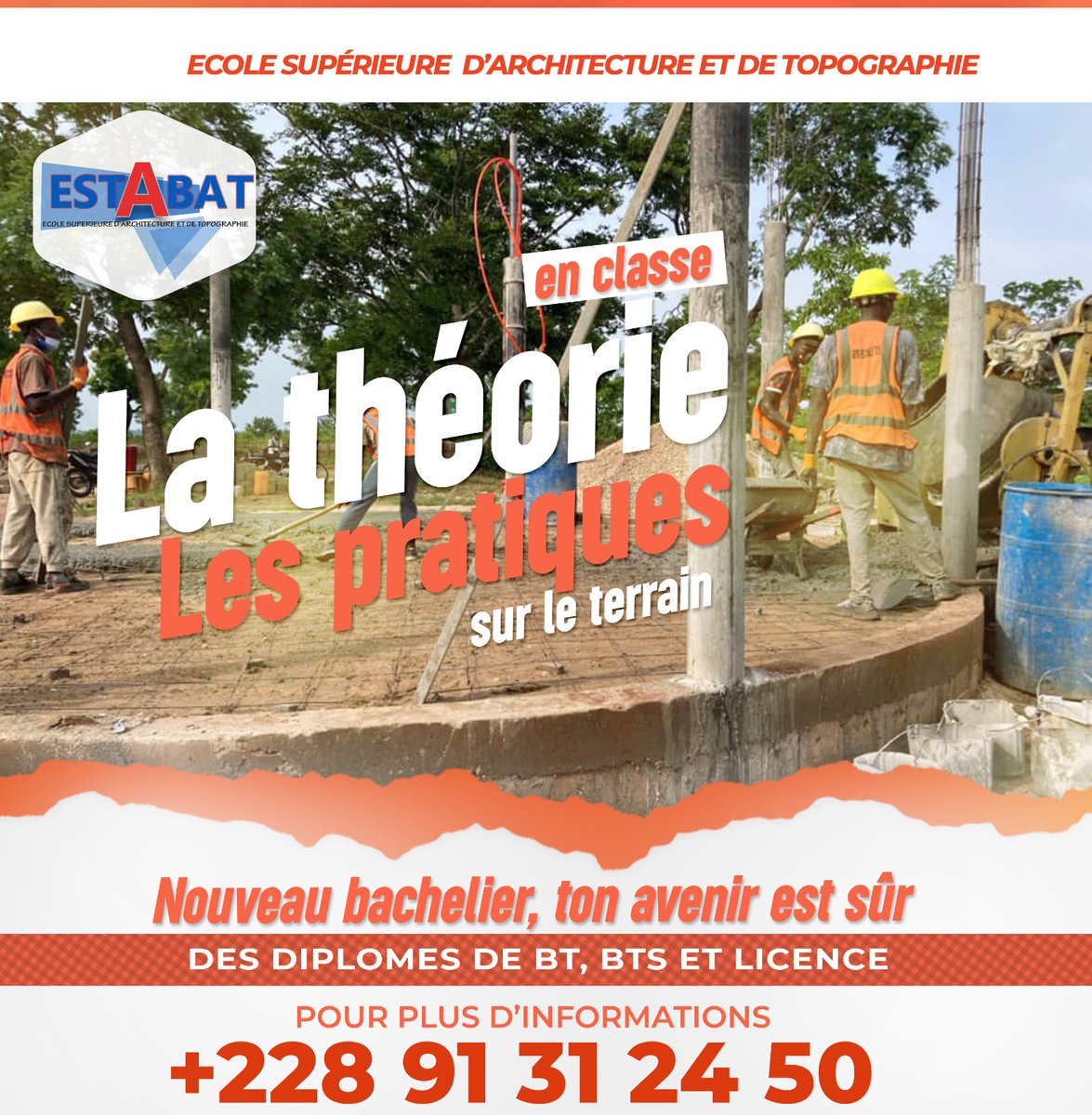 Estabatlome's tweet photo. Allier la théorie à la pratique est une méthode d'apprentissage que nous utilisons depuis des années et qui nous permet de préparer nos étudiants aux réalités "terrain" et de leur offrir  un meilleur aperçu de leur domaine professionnel.

#estabatlome #topographie #architecture https://t.co/UyJ25iwvx3