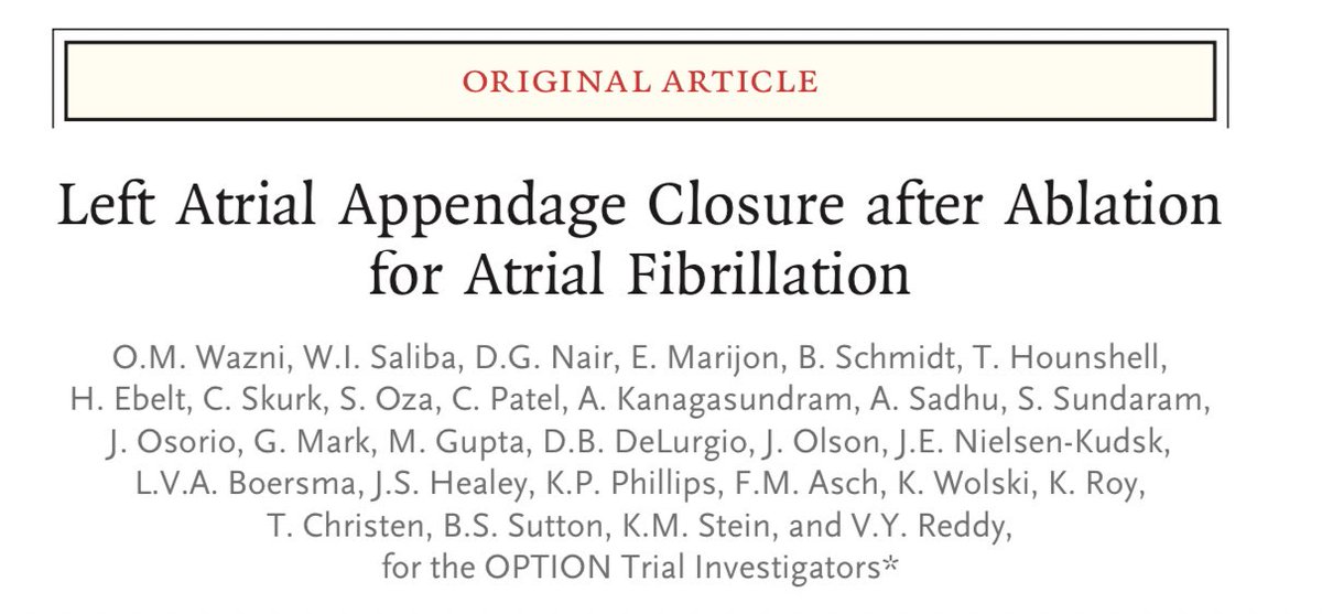 AdolfoFontenla's tweet photo. Conoces el Ensayo OPTION? 
Lo acaban de presentar en  #AHA2024, se ha publicado en @NEJM y va a dar la vuelta a muchas Unidades de Arritmias, y de forma muy particular en España
Te cuento por qué👇🏼 https://t.co/odH6HZ2d5t