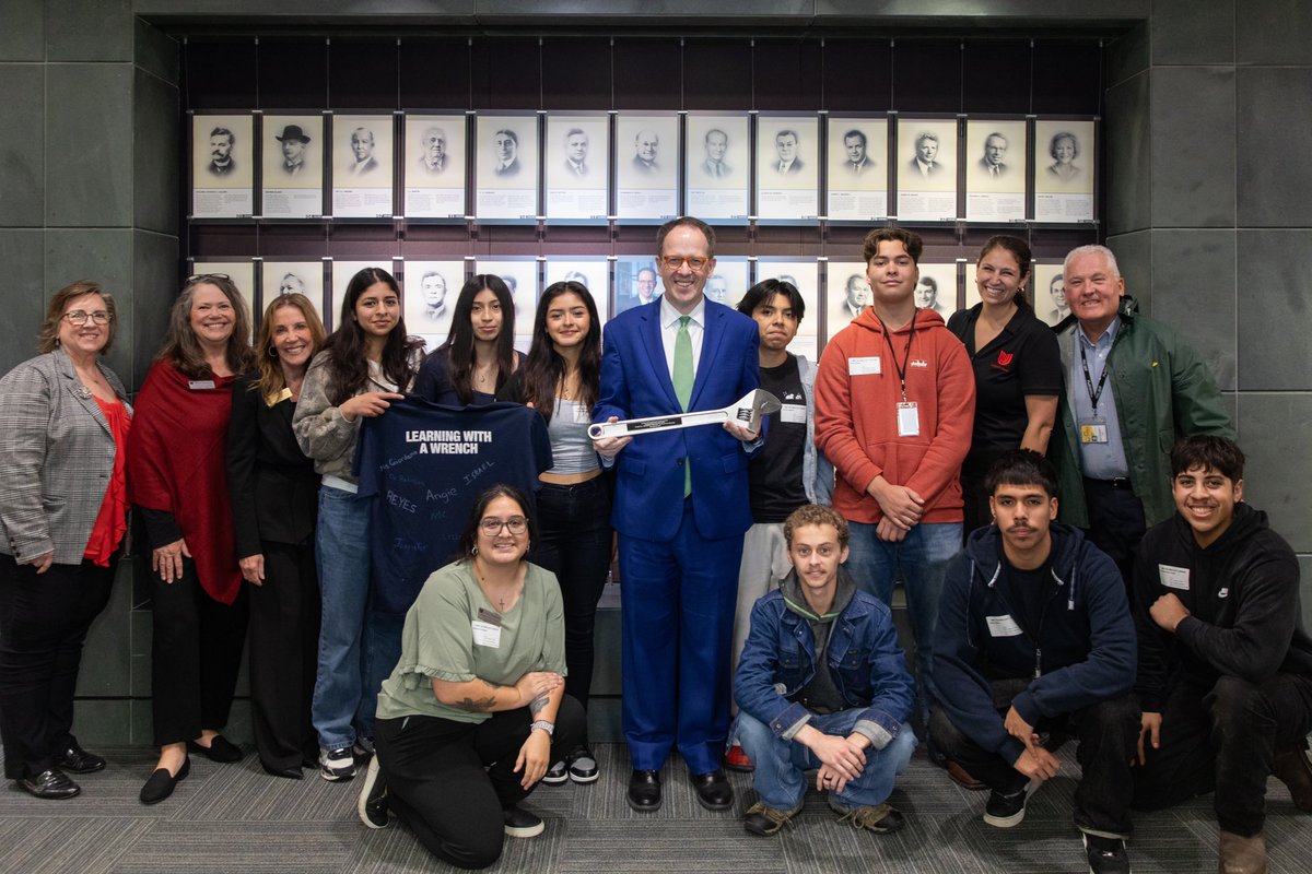 G.T. Bynum (@gtbynum) on Twitter photo The <a href="/cityoftulsagov/">City of Tulsa</a> and <a href="/UnionSchools/">Union Schools</a> are partners in an internship program for high school juniors and seniors that gives them practical experience working on motor vehicles in the City’s award-winning Fleet Maintenance operation. It is called Learning With A Wrench!
By the The <a href="/cityoftulsagov/">City of Tulsa</a> and <a href="/UnionSchools/">Union Schools</a> are partners in an internship program for high school juniors and seniors that gives them practical experience working on motor vehicles in the City’s award-winning Fleet Maintenance operation. It is called Learning With A Wrench!
By the