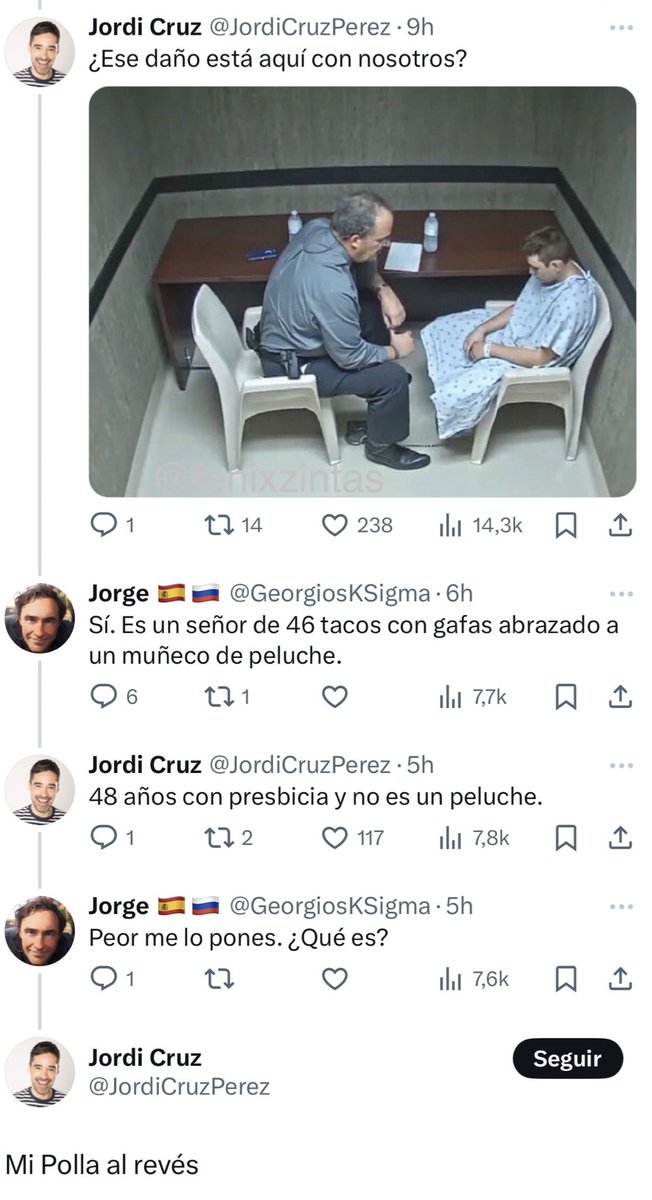 Ha pasado hoy, pero esto de Jordi Cruz (el bueno) merece un hueco en el hilo