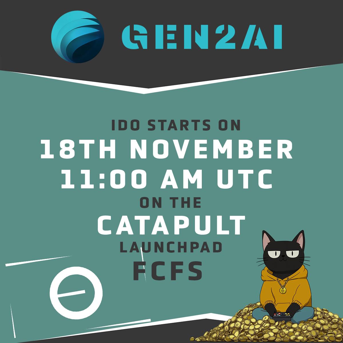 TradeCoinDream's tweet photo. 🚀 Exciting news for the crypto community! The $GEN2 token's second IDO is now live on @4catamoto! Don't miss this opportunity to invest in the future of AI.  
 
"If you're not investing in AI, you're missing out on the future. $GEN2 is your ticket to ride the wave." - Tech Enthusiast 
 
Get in quick: https://t.co/KXrdbhwdUp 
 
#GEN2AI #AI #PULSELAUNCH
