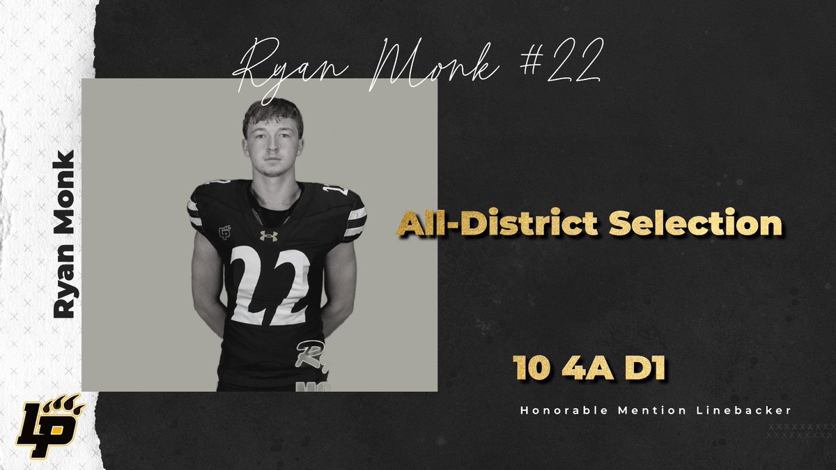 Distict 10 4A D1 Honorable Mention Defensive Players: Jayshawn Godfrey and Ryan Monk
#GROW📈 #BEAPANTHER🐾