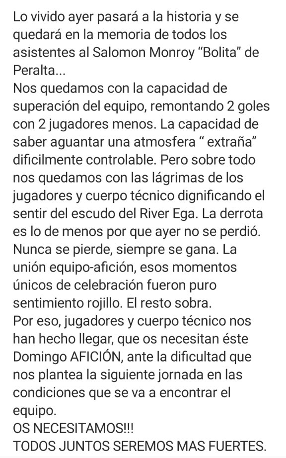 CDRiverEga1925's tweet photo. Derrota en Peralta
♥💙
#Desde1925
#SomosRiver https://t.co/2h2eSGydzi