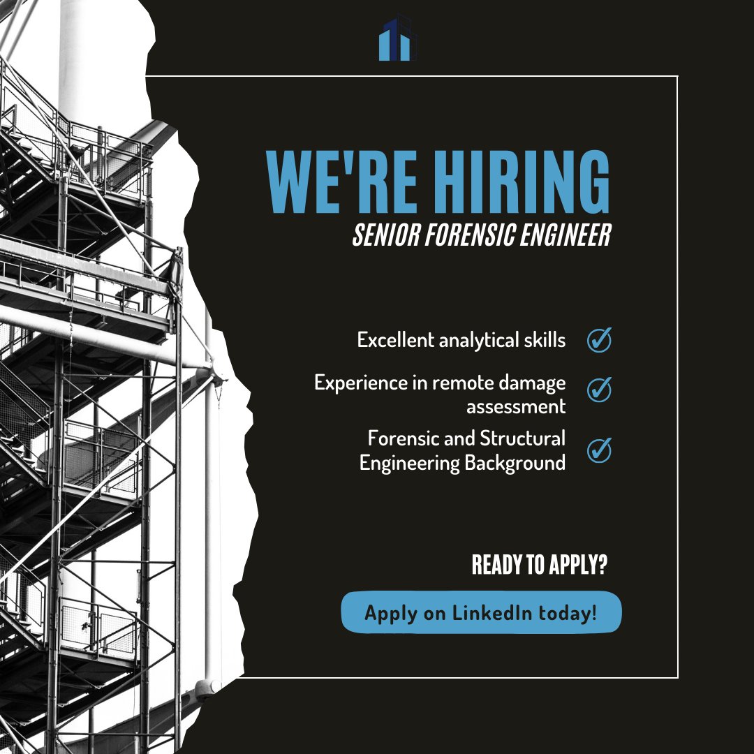 KgEngineering1's tweet image. We&apos;re #hiring a new Senior Forensic Engineer in Houston, Texas. Apply today or share this post with your network! 👷‍♂️🙌

💻 -  linkedin.com/jobs/view/4033…

#KGEngineering #LinkedIn #SeniorForensicEngineer #ForensicEngineering #EngineeringJobs