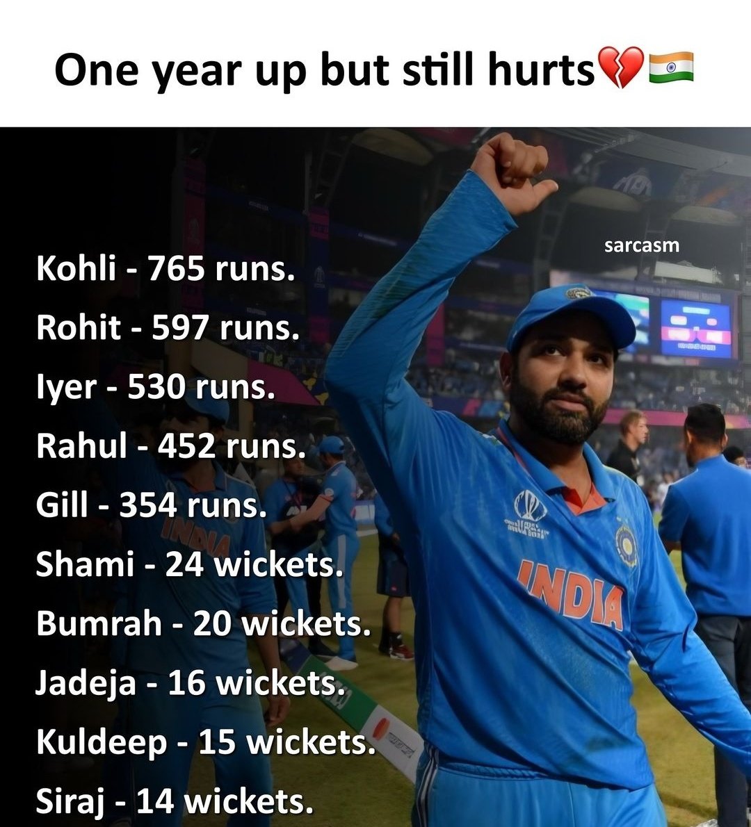 cultDHFM5555's tweet image. One year for this heartbreak 💔💔 
#WC2023